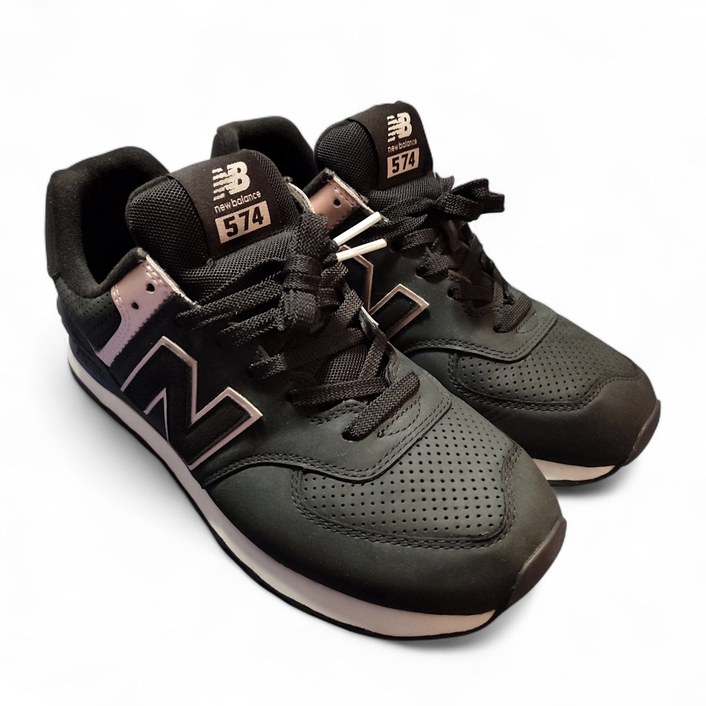 New Balance 574 Sneakers Black Rose Womens Size 11.5 - Picture 9 of 10